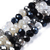 Electroplate Glass Beads Strands X-EGLA-N002-12A-1