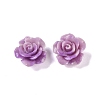 Synthetic Coral 3D Flower Rose Beads CORA-A005-14mm-27-2