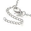 304 Stainless Steel Cable Chain Necklaces NJEW-H040-19P-02-3