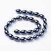 Grade A Glass Pearl Beads Strands HY-E001-01-3
