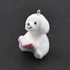 Flocky Resin Pendants FIND-A061-02D-3