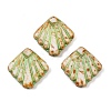 Czech Pressed Glass Beads GLAA-I061-09-1