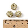 Alloy Rhinestone Beads RB-A034-12mm-A01G-2
