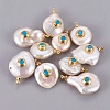 Natural Cultured Freshwater Pearl Pendants PEAR-F008-31G-04-1