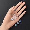 35Pcs Transparent Spray Painted Glass Beads GLAA-YW0001-72A-4