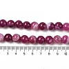 Natural Striped Agate/Banded Agate Beads Strands G-Z060-A01-C06-5