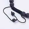 Adjustable Nylon Cord Braided Bead Bracelets BJEW-F308-57C-3