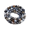 Natural Fire Crackle Agate Beads Strands G-C082-A01-39-3