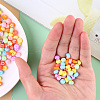 Opaque Acrylic Beads MACR-YW0001-18G-6