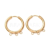 304 Stainless Steel Huggie Hoop Earring Findings STAS-D183-03C-G-1