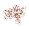 PVD Vacuum Plating 304 Stainless Steel Open Jump Rings STAS-L216-07C-RG-1