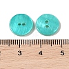 Spray Paint Natural Freshwater Shell Button BSHE-H018-15C-3