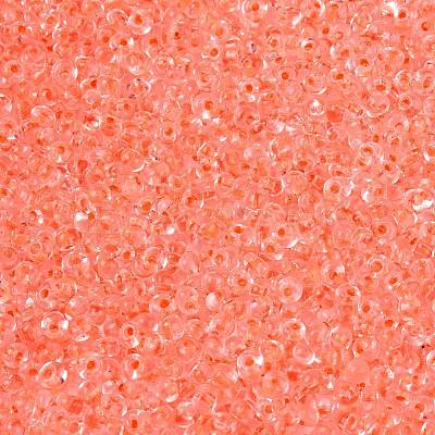 8/0 Inside Colours Transparent Glass Seed Beads SEED-T007-06H-1