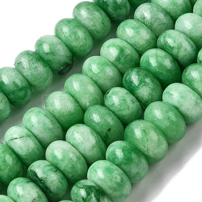 Dyed Natural White Jade Beads Strands G-G107-A30-01-1