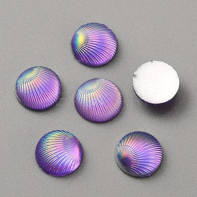 Opaque Resin Cabochons LS-CRES-WH0010-044B-1