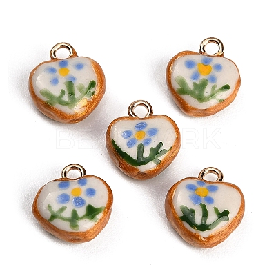 Handmade Porcelain with Brass Pendants PR-CBAB520-03B-1