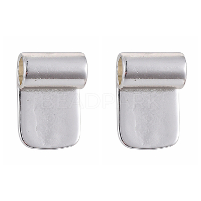 Brass Glue-on Flat Pad Bails X-KK-D519-B-S-1