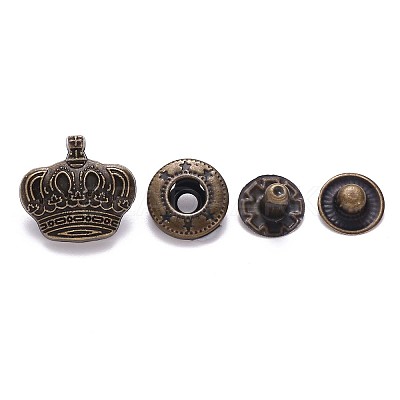 Brass Snap Buttons SNAP-S012-001-RS-1
