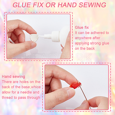 36Pcs 12 Styles Rounded Diamond Shape Sew on Rhinestone GLAA-GA0001-54-1