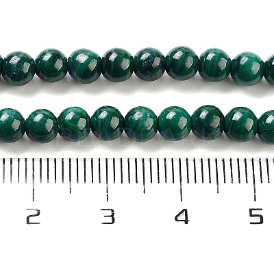 Natural Malachite Beads Strands G-I001-4mm-01-1