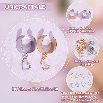 Shop Unicraftale 304 Stainless Steel Open Jump Rings for Jewelry