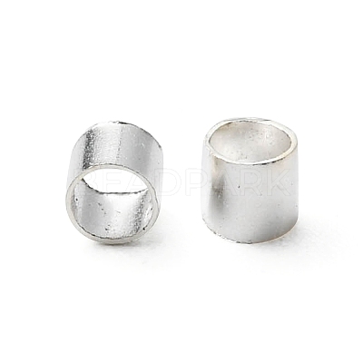Brass Crimp Beads KK-YW0002-02S-1