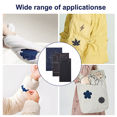 9 Sheets Self-Adhesive Nylon Repair Patches 