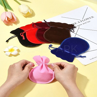 30Pcs 6 Colors Velvet Bags TP-FS0001-03B-1
