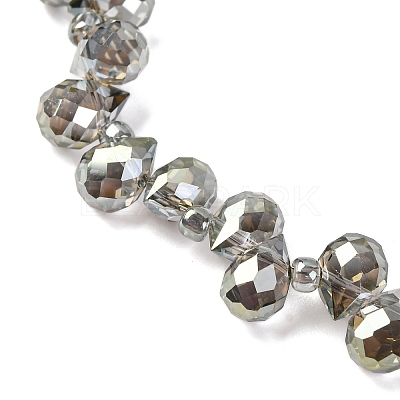Transparent Electroplate Glass Beads Strands EGLA-F152A-FR05-1