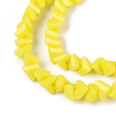 Opaque Glass Beads Strands GLAA-N019-4mm-13-1