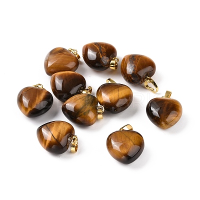 Natural Tiger Eye Pendants G-I311-A07-G-1