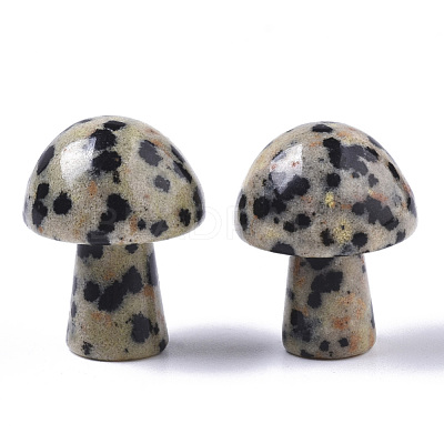 Natural Dalmatian Jasper GuaSha Stone G-N0325-02F-1