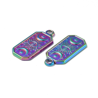 Ion Plating(IP) 304 Stainless Steel Pendants STAS-C066-23M-1