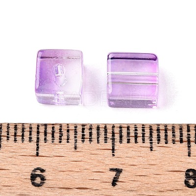 Baking Paint Transparent Glass Beads X1-DGLA-N005-01A-07-1