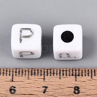 Opaque Acrylic Beads SACR-T035-03P-1