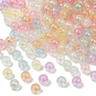 Transparent Acrylic Beads OACR-B031-06-6mm-1