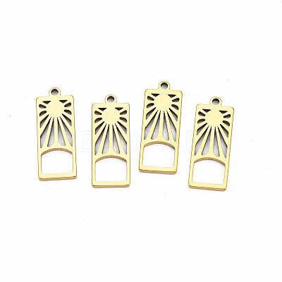 Ion Plating(IP) 201 Stainless Steel Pendants X-STAS-T063-171G-1