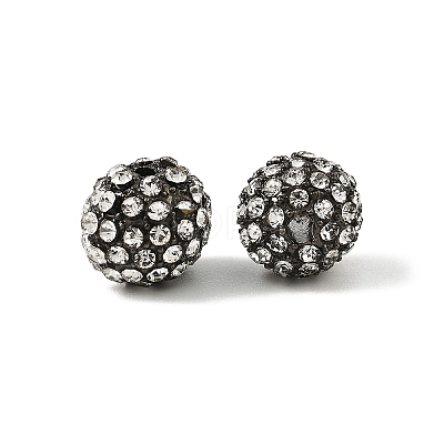 Alloy Rhinestone Beads RB-A034-10mm-A01B-1