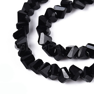Opaque Glass Beads Strands LS-GLAA-N019-4mm-01-1