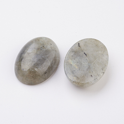 Natural Labradorite Flat Back Cabochons G-G741-13x18mm-18-1