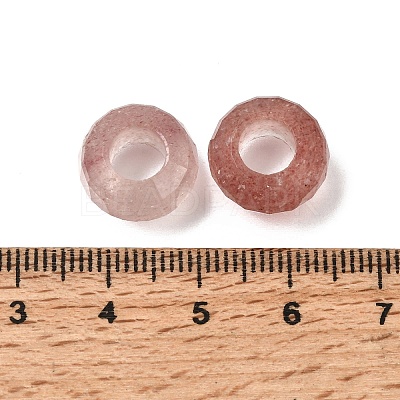 Natural Strawberry Quartz European Beads GG-NH0003-A08-1