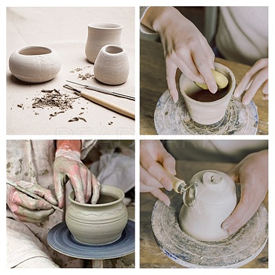 Wholesale BENECREAT 23pcs/set Ceramic Pottery Clay Model Home Craft Art 