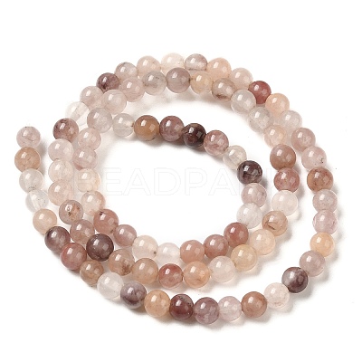 Natural Strawberry Quartz Beads Strands G-H298-A03-01-1