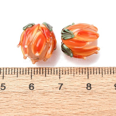 Handmade Lampwork Beads LAMP-F041-02E-1