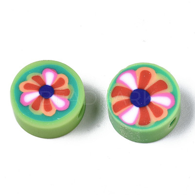 Handmade Polymer Clay Beads CLAY-N008-039E-1