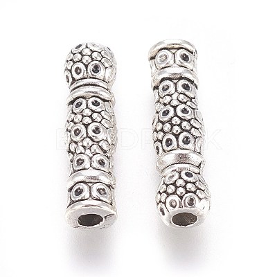 Tibetan Style Alloy Tube Beads LF0658Y-1