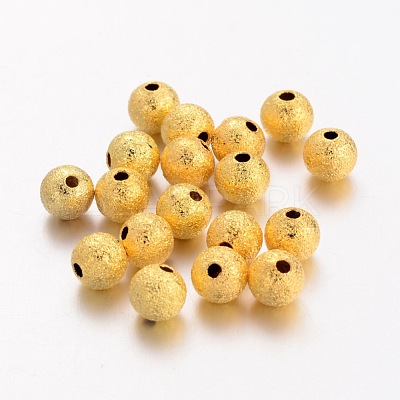 Brass Textured Beads EC248-NFG-1