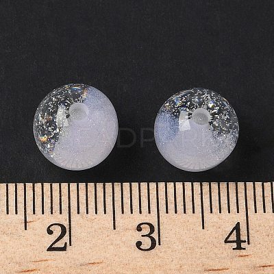 Two Tone Resin Beads RESI-Q025-02B-C-1