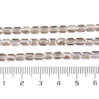 Electroplate Glass Beads Strands EGLA-D031-01X-1