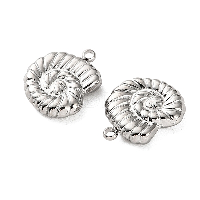 304 Stainless Steel Pendants STAS-A124-18F-P-1